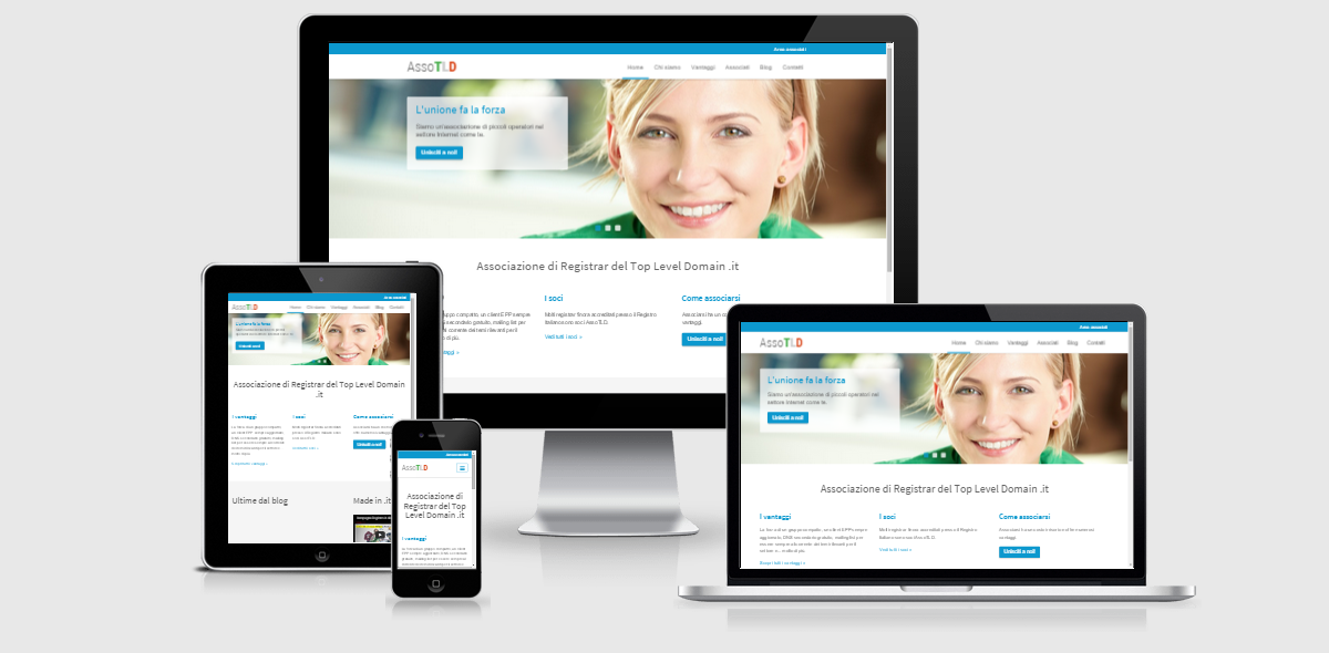 Nuovo sito web AssoTLD responsive